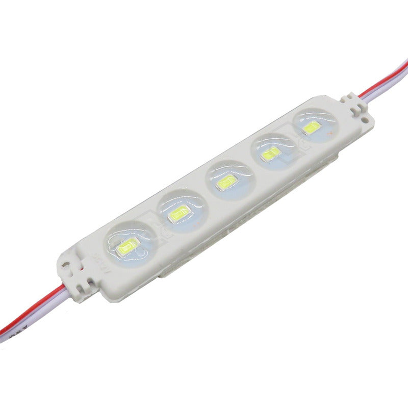 10 Modulos De 5 Leds 5630 Hiper Led Ip65 Contra Agua Color