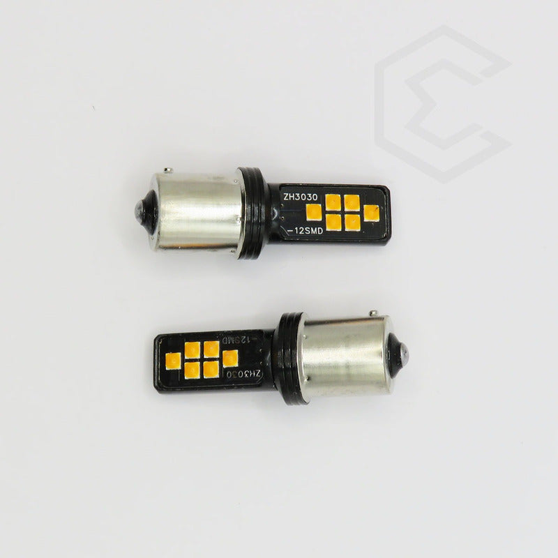 2 Focos 12 Led Canbus Cuarto Stop 12-24v 1156 57 3157  7507