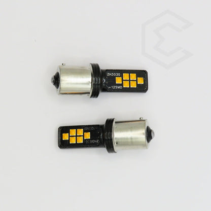 2 Focos 12 Led Canbus Cuarto Stop 12-24v 1156 57 3157  7507