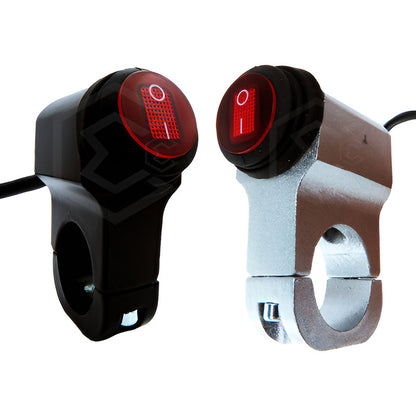 Switch Para Moto Interruptor Universal Luces Un Paso Con Luz