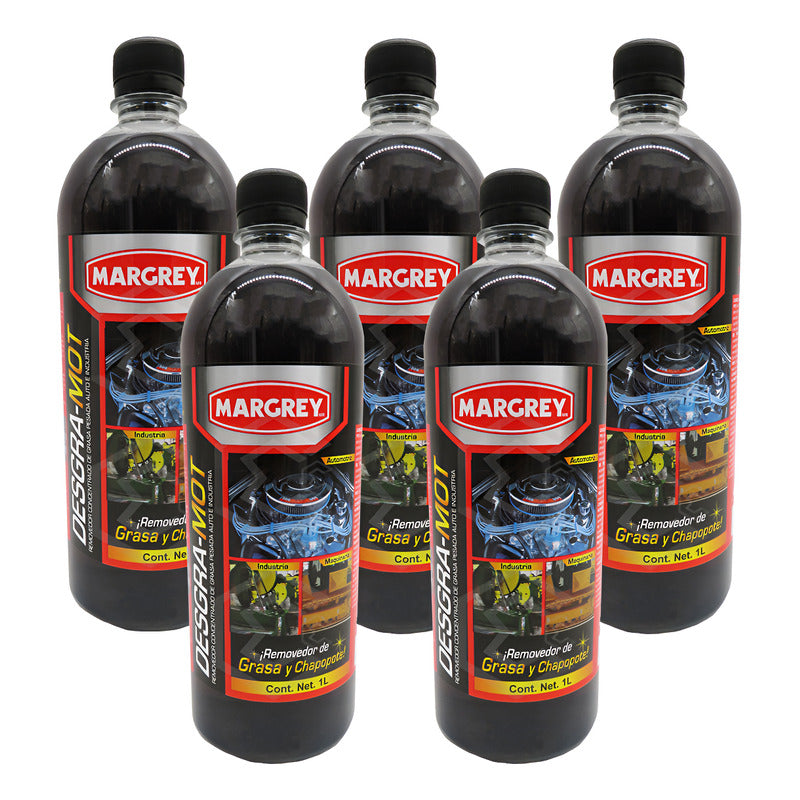 5 Desgramot 1lt Removedor Grasa Pesada Chapopote Margrey
