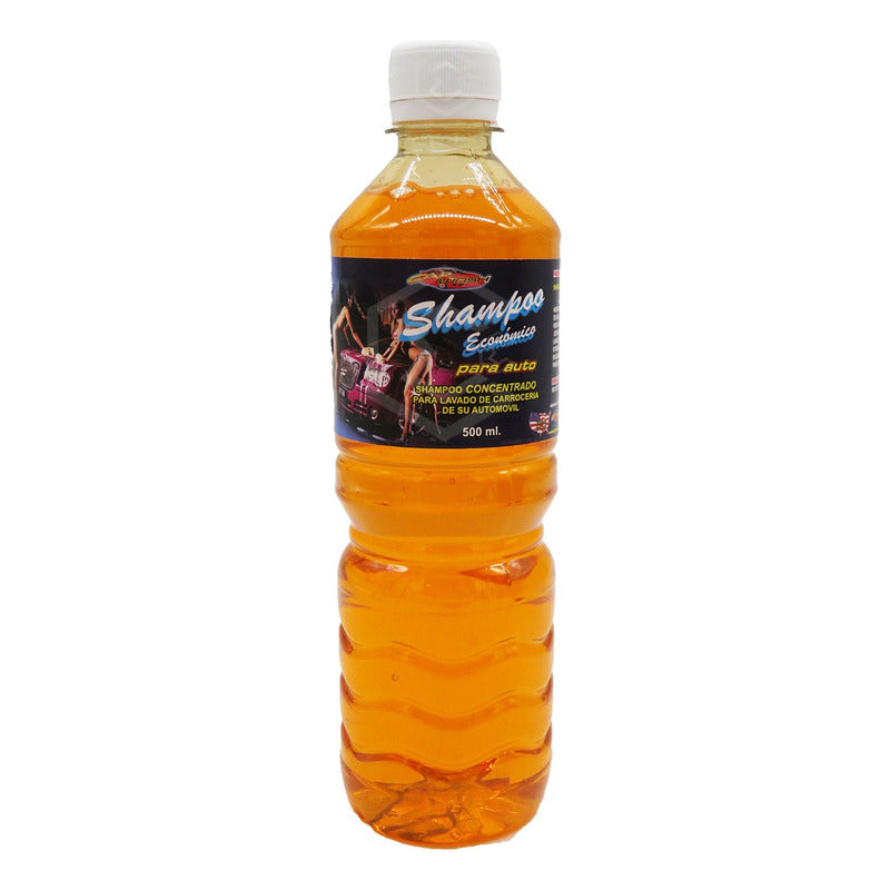 2 Shampoo Espumoso Auto Concentrado Acabado Brillante 500ml