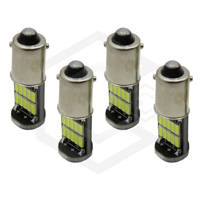 4 Focos De Pellizco 26 Led T11 Ba9s Bay9s Canbus 12v