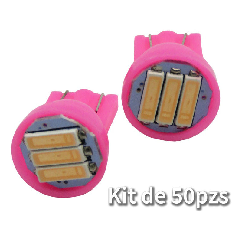 Kit 50 Focos De Pellizco 3 Leds Grande Super Potente