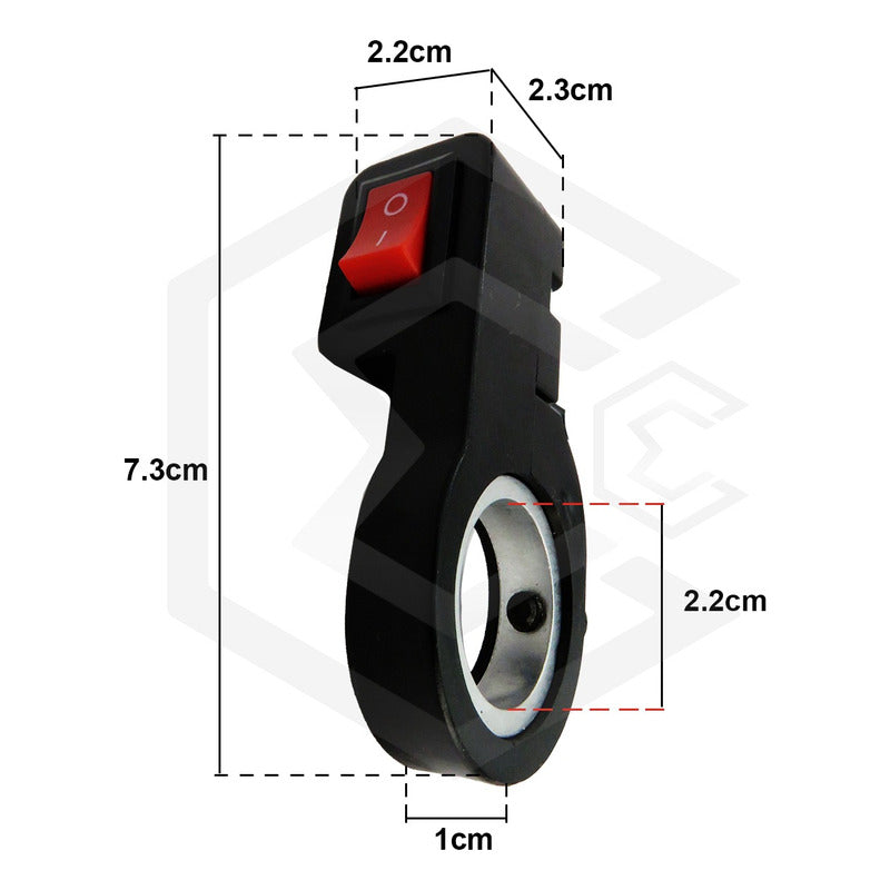 Switch Interruptor Para Moto Manubrio 1 Paso On/off