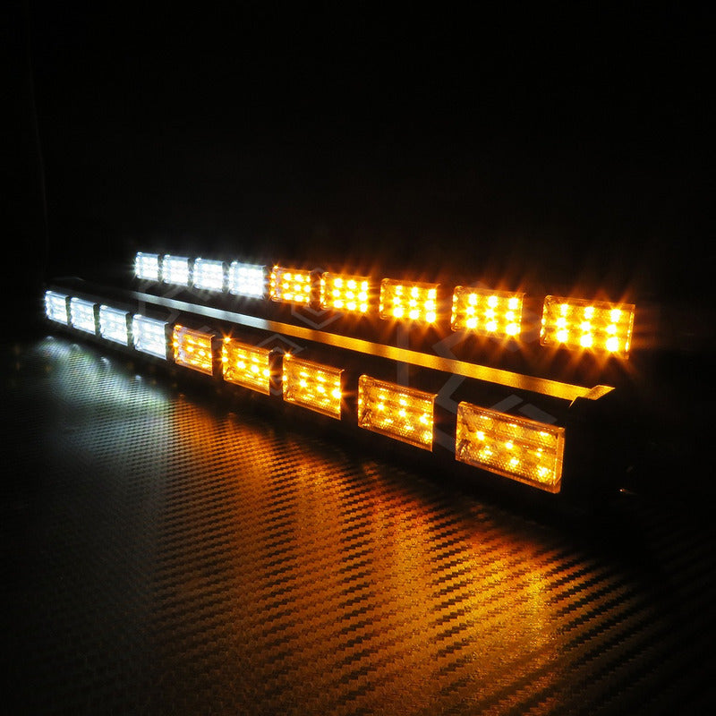 Barra 162 Leds 19 Funciones 9 Módulos Bicolor Estrobo 12-24v
