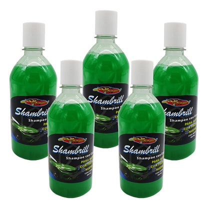5 Shampoo Con Cera Pinturas Nuevas Limpieza Proteccion 500ml