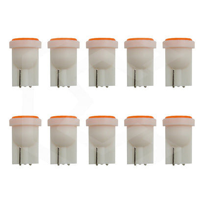 Kit De 10 Focos De Pellizco T10 1  Led Cob Alta Potencia 12v