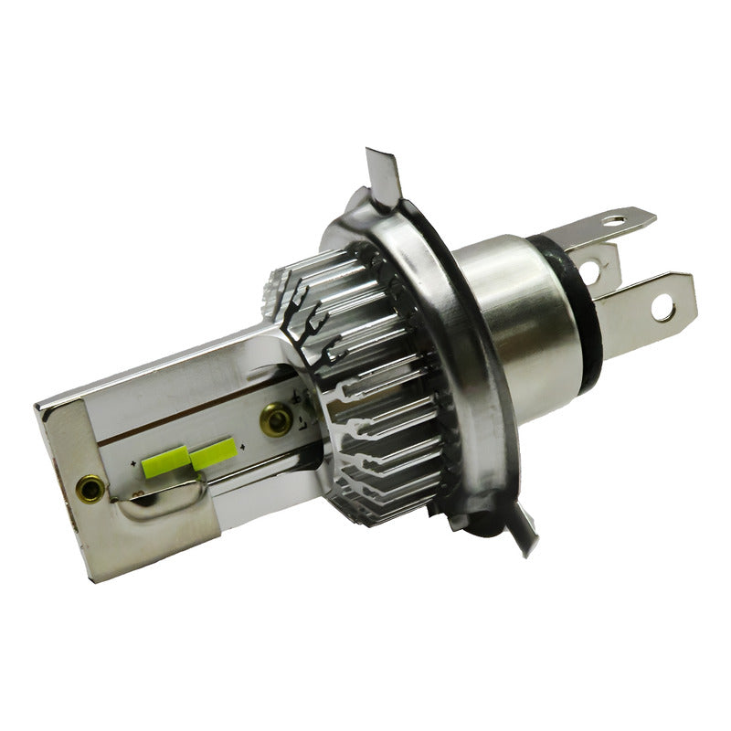 Foco Moto H4 12 Led Csp Alta Intensidad Cuerpo Metal 9000 Lm H4
