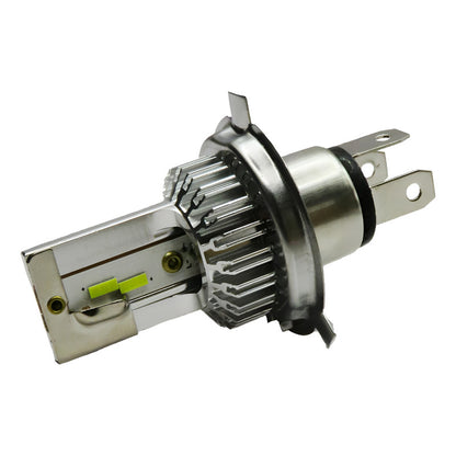 Foco Moto H4 12 Led Csp Alta Intensidad Cuerpo Metal 9000 Lm H4