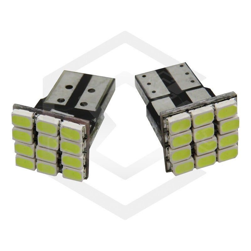 Par De Focos De Pellizco 12 Leds Luz Interior Alta Intencida