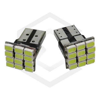 Par De Focos De Pellizco 12 Leds Luz Interior Alta Intencida