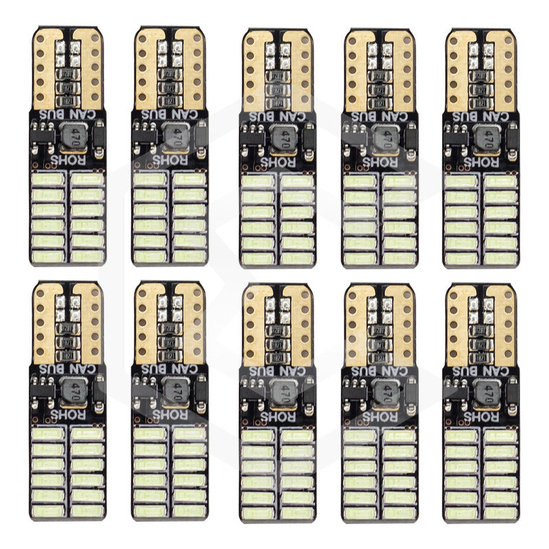 Kit 5 Par Focos De Pellizco 24 Led Canbus Alta Intensidad