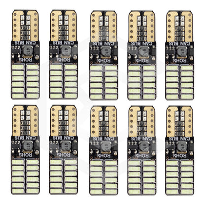 Kit 5 Par Focos De Pellizco 24 Led Canbus Alta Intensidad