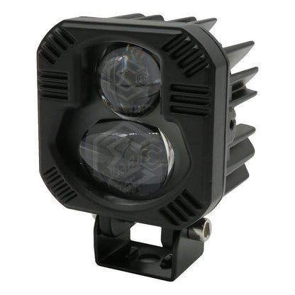 Faros Cuadrados Blanco/ámbar Fijo 15 Led 30w 6500lm 12-24v