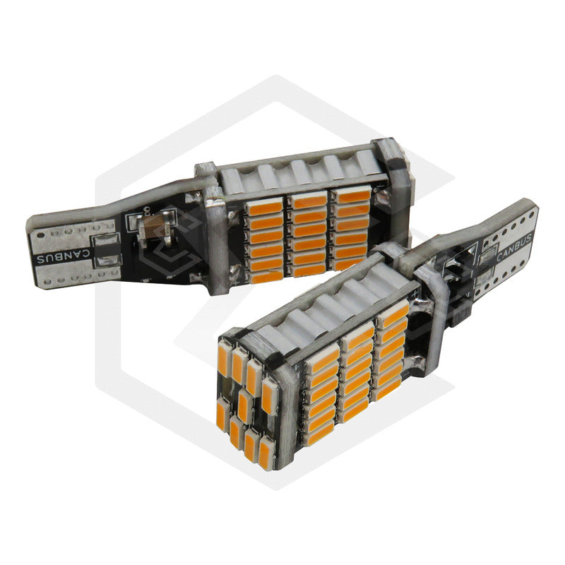 2pzs Focos Led T15 W16w Canbus 45 Smd 4014 1800lm Auto 12v