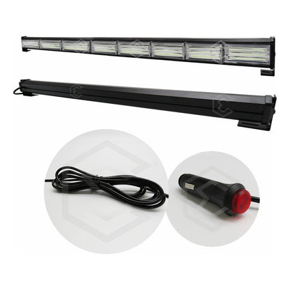 Barra Torreta Led Cob 8 Módulos Estrobo Código 16 Funciones
