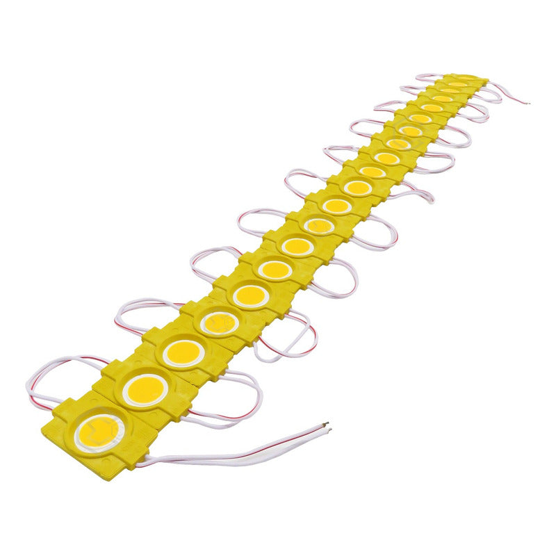 20 Módulos De 9 Led Cob Plasma Redondos Alta Intensidad 12v