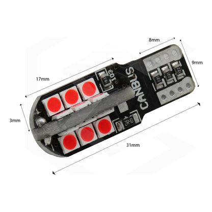 Kit 10 Focos Pellizco T10 24 Leds Canbus 3030 Alta Potencia