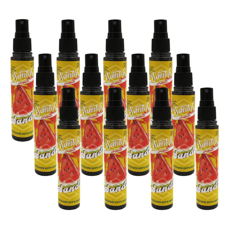 12 Aromatizante Botella Spray Liquido 60ml Auto Casa Ambient