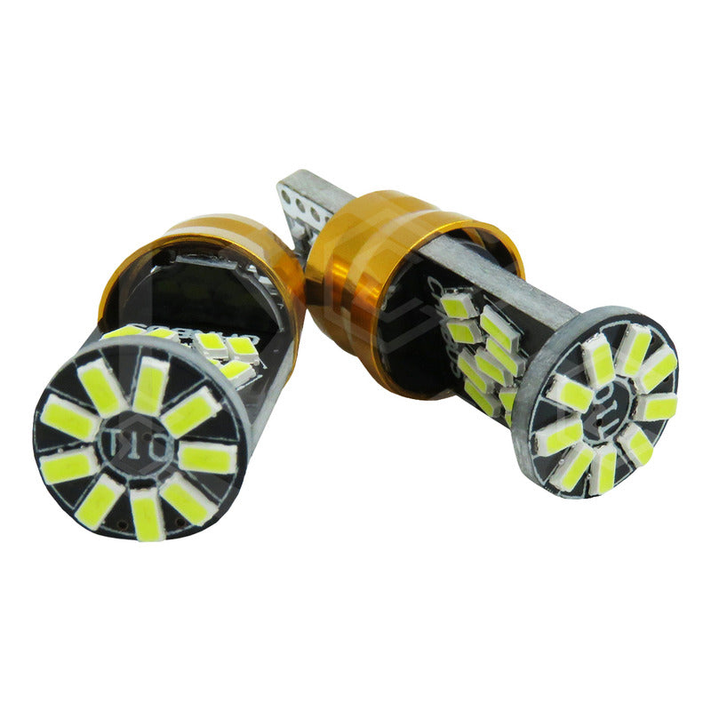 Par De Focos De Pellizco T10 Canbus 27 Leds Super Potentes