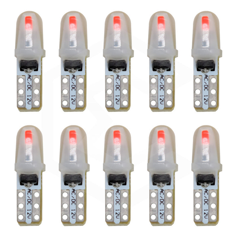 Kit 10 Focos Led Tablero Cluster T5 2721 12v 7 Colores