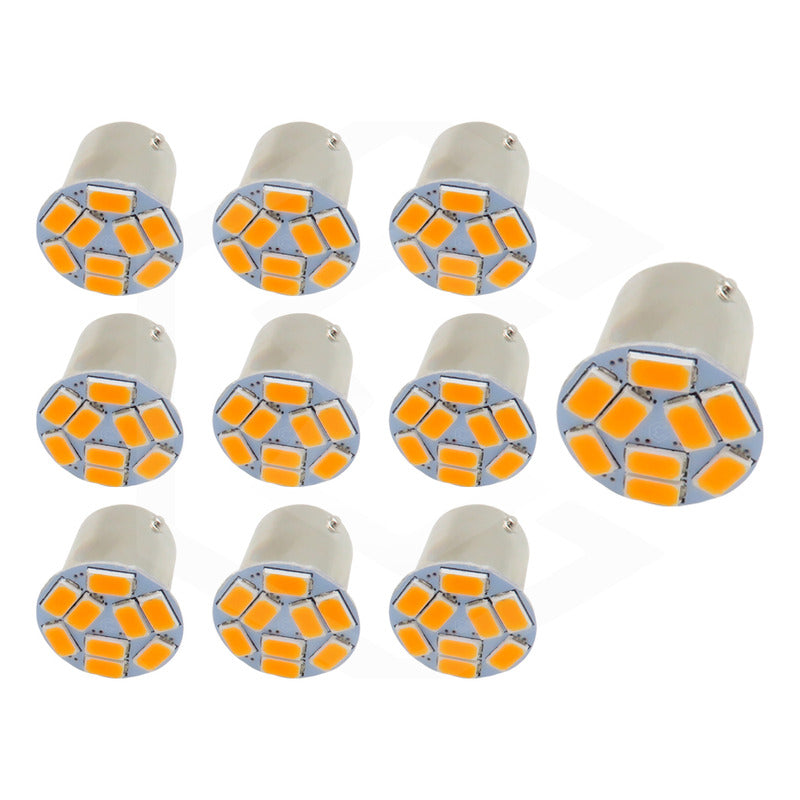 10 Focos 9 Leds 1157 1034 1156 1141 Direccional Reversa Stop