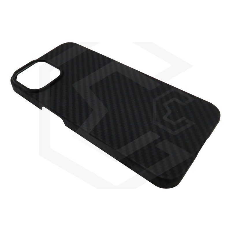 Funda Case De iPhone 13-14 Fibra De Carbono 100% Real