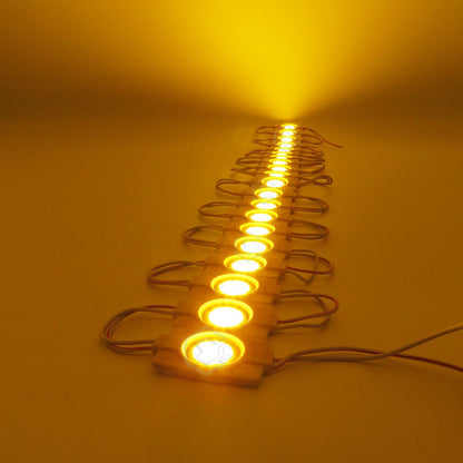 20 Módulos De 9 Led Cob Plasma Redondos Alta Intensidad 12v