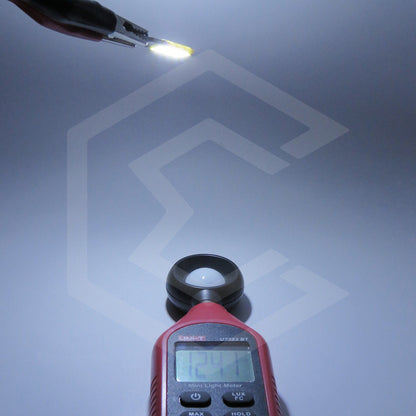 Kit De 10 Focos Pellizco T10 Led Cob Luz Interior Placa 12v