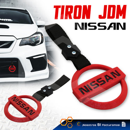 Tiron Nissan Jdm Tsurikawa Strap Remolque Gancho Decorativo