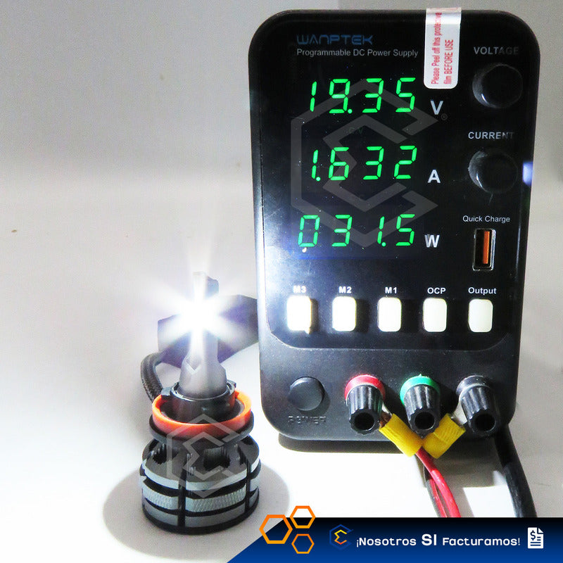 2 Focos Led H11 Ventilador Alta Baja Tricolor 18000lm 12-24v H11