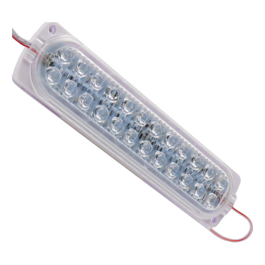 10 Modulo 24 Led Ovalado Multiuso Doble Jumbo Rgb 2 Funcion Rgb