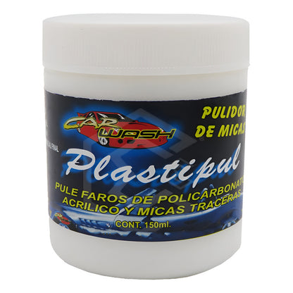 2 Pulidor De Faros Micas Calaveras Plastipul En Crema 150ml