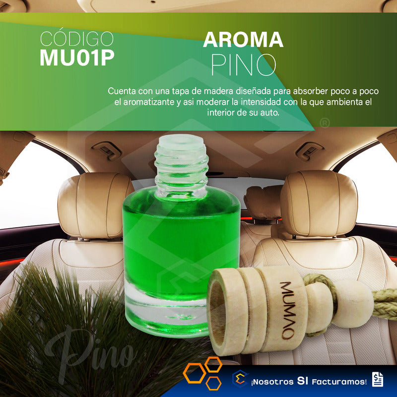 6 Aromatizante Colgante Botella 8ml Auto Casa Ambiente Mumao