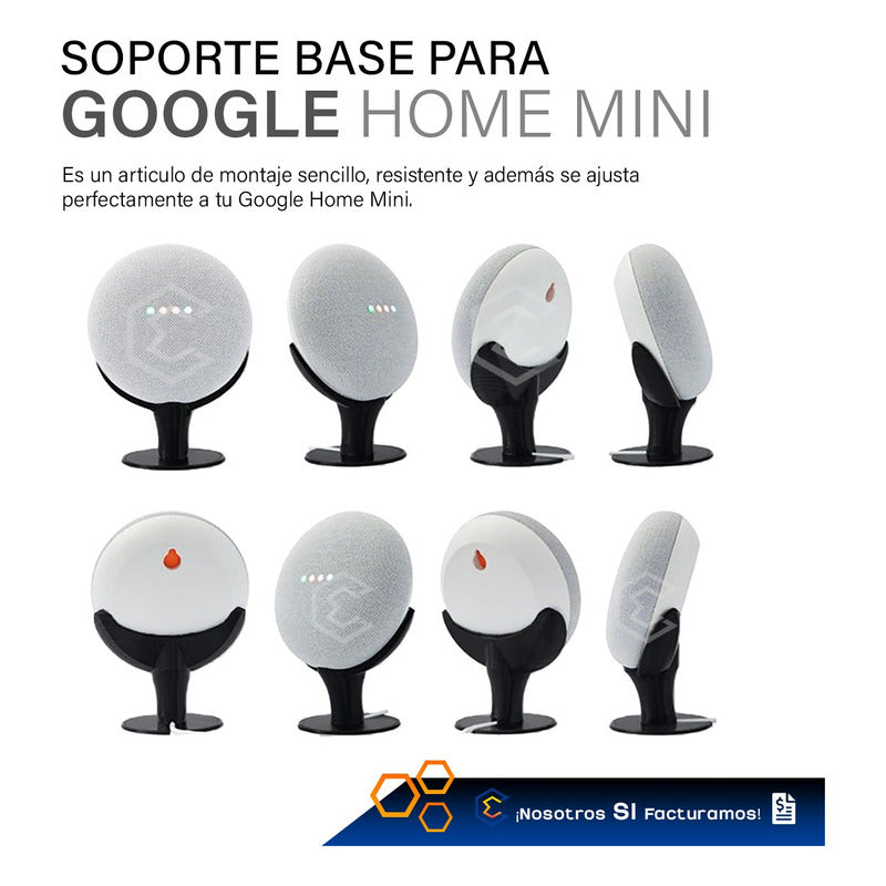 Soporte Base Pedestal Para Google Home Mini Escritorio 3d