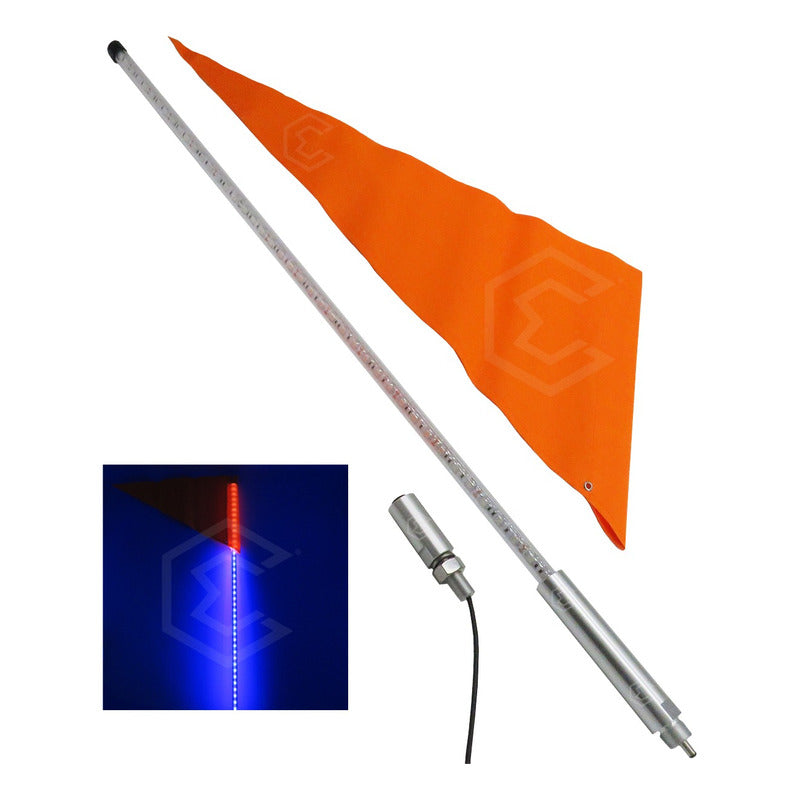 Antena 84 Leds Universal Bandera Rzr Can Am Atv 90cm 12-24v