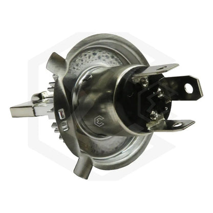 Foco Moto H4 12 Led Csp Alta Intensidad Cuerpo Metal 9000 T H4