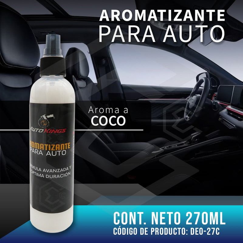 6 Aromatizante P Auto Desodorante Liquido Casa Oficina 270ml