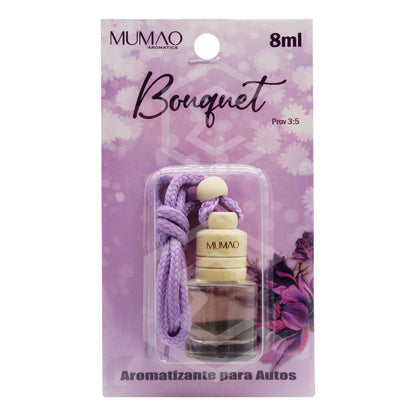 6 Aromatizante Colgante Botella 8ml Auto Casa Ambiente Mumao