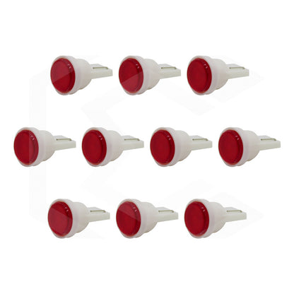 Kit De 10 Focos De Pellizco T10 1  Led Cob Alta Potencia 12v