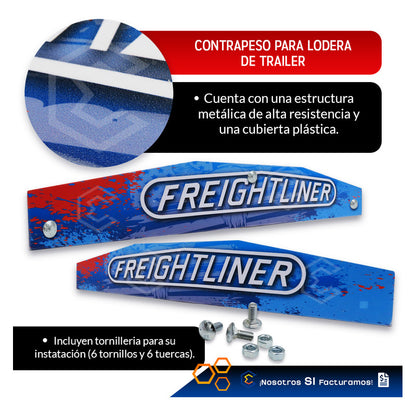 Contrapeso Para Lodera Volvo Camion Tracto 60cm X 10cm 2 Pza