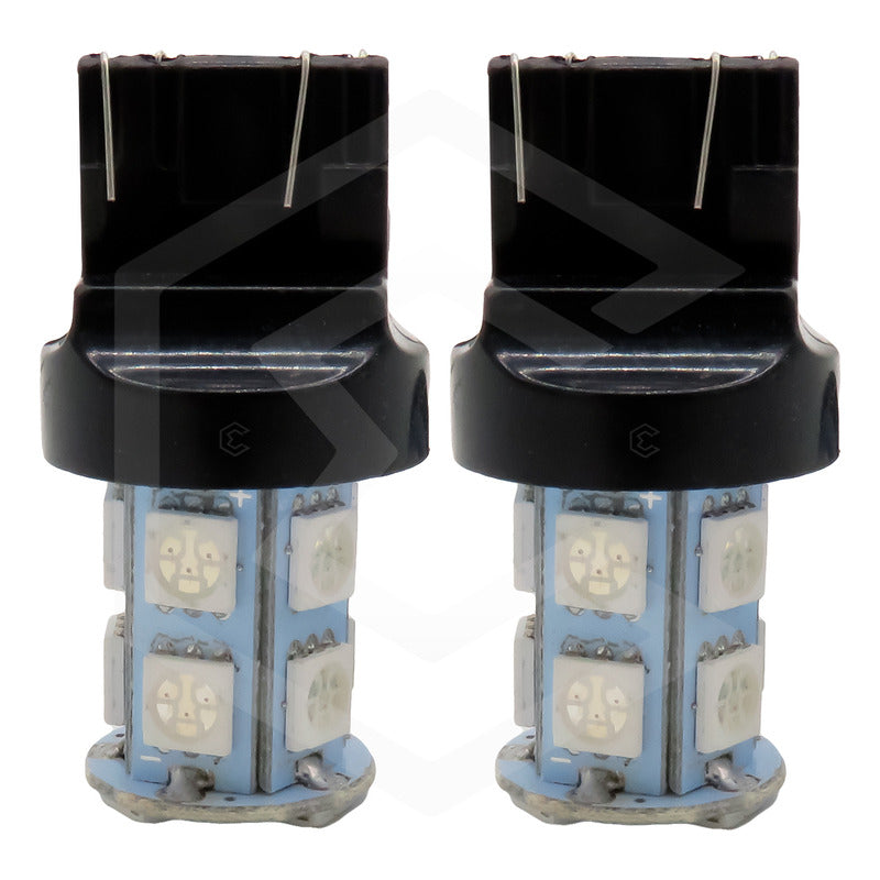 2 Focos 1157 1156 1176 3157 7440 7443 13 Leds  Estrobo 12v