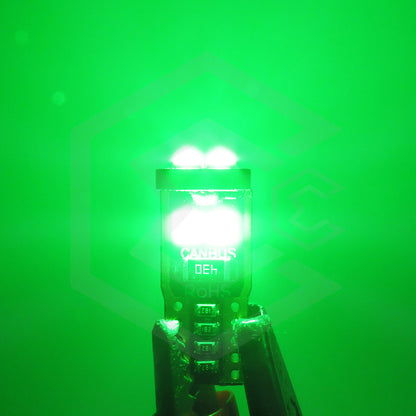 Kit 10 Focos Pellizco 6 Led Burbuja Canbus Super Potente 12v