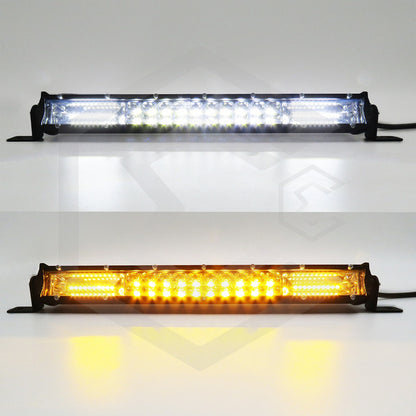 Barra Slim 60 Hiperled 13'' Blanco-ambar 5 Funciones 12-24v
