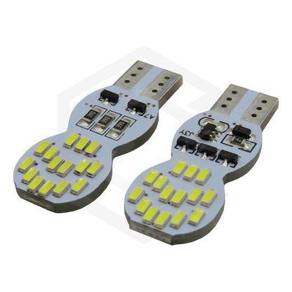 Par De Foco Pellizco T10 30 Led Secuencial Stop Direccion T