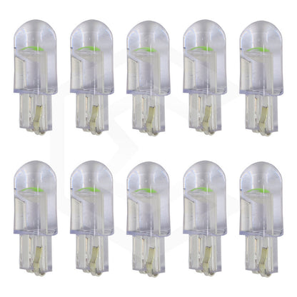 10 Focos Pellizco T10 1 Hiper Leds Cristal Alta Potencia 12v