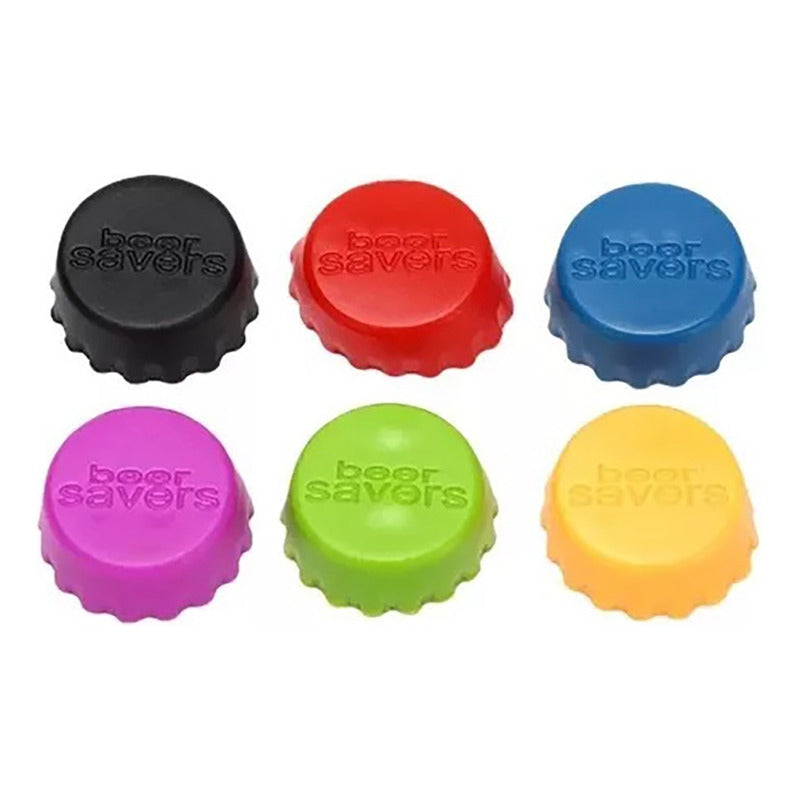 6x Cubrebotellas Cerveza Silicon Tapa Cerveza Botellas Chela