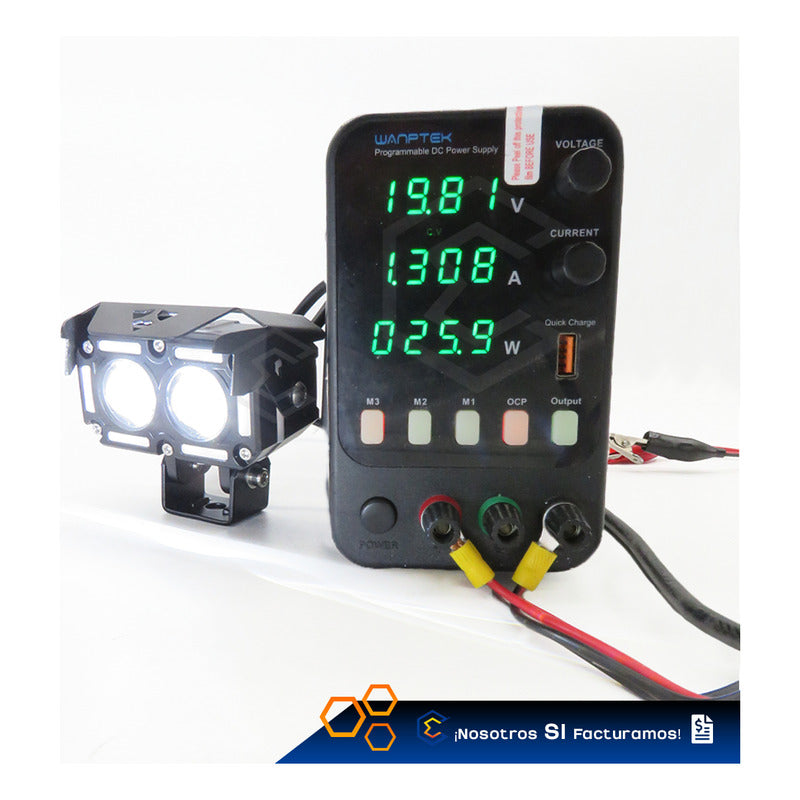 Par Faros 14 Led Con 2 Lupas Bicolor Fijo Ojo Demonio 12-24v