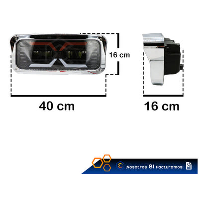Par Faros Unidad Principal Kenworth T800 T600 Freightliner Ambos Lados